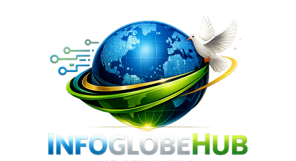 INFOGLOBEHUB modern technology and global news logo