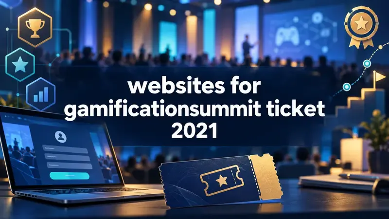 websites for gamificationsummit ticket 2021